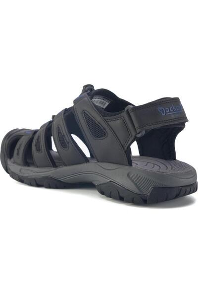 Dockers By Gerli DOCKERS234715 BLACK COMFORT CASUAL ANATOMIC SOLE SPORTS SANDALS