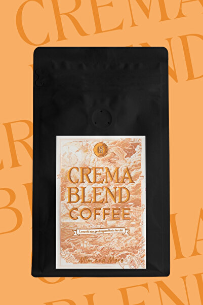 Mim and More Crema Blend Coffee Çekirdek Kahve, 250 gr