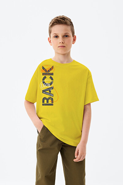 MYADA Tricou imprimat pentru băieți Never Look Back