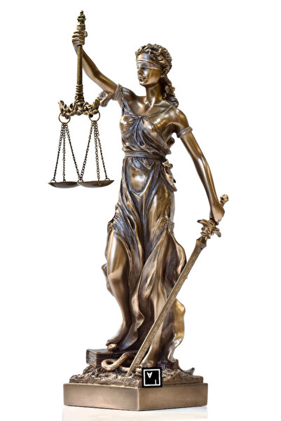 Veronese Adalet Biblosu Themis Heykeli, Ofis Dekorasyon biblo, Avukat için He...