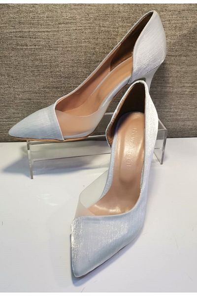 NEW ANGEL 853 Women's Heeled Transparent Detailed Stiletto Shoes