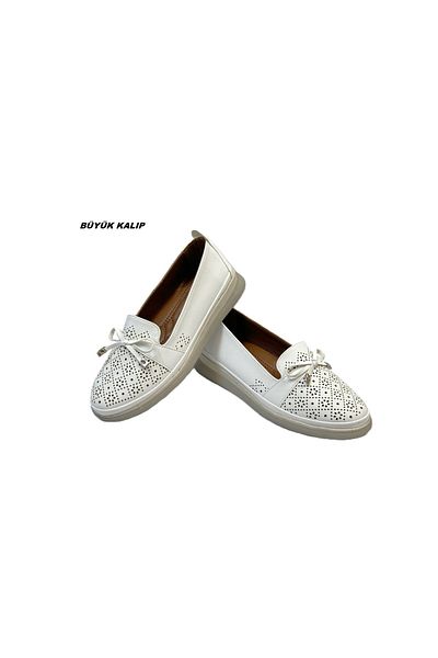 KAFKASLAR AYAKKABI Pantofi de balerina pentru femei Kafkaslar Inner Inner Real Leather, perforati ortopedici, zilnici