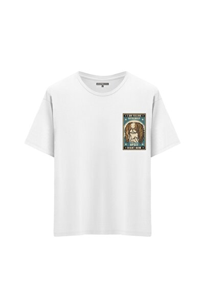 Mounte Bianca Unisex osećaj izuzetne uznemirenosti - Oversize kroj T-shirt