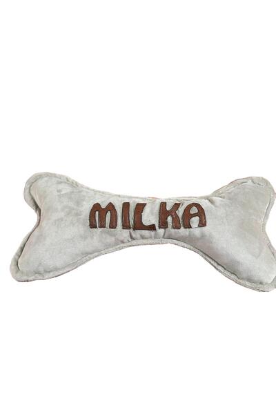 Patili Evler Köpek Oyuncağı İsimli Kemik Yastık