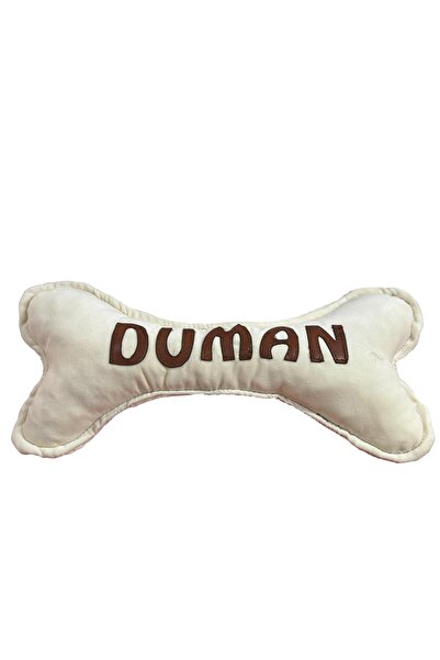 Patili Evler Köpek Oyuncağı İsimli Kemik Yastık
