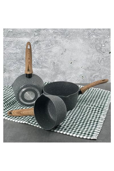Leydi Marble Natura 3 Piece Milk Bowl - Sauce Bowl Set
