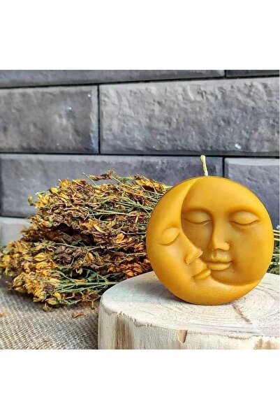 HogART Design Dekoratif Ay Ve Güneş Mum Silikon Kalıp