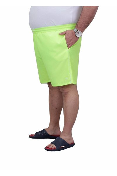 MocGrande Pantaloni scurți de baie clasici galbeni de mărime mare - 23677