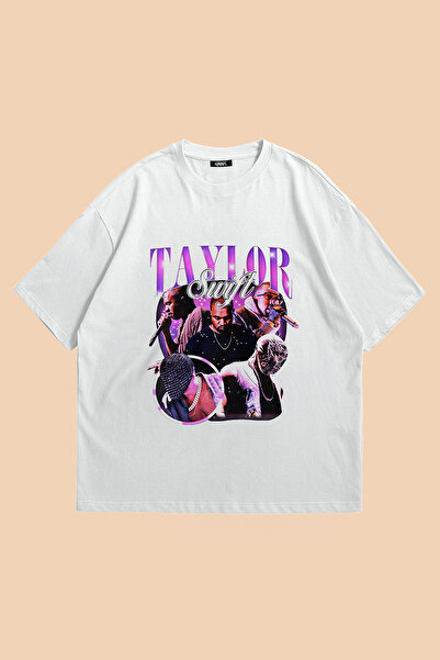 Grove Fashion Kanye West Taylor Swift Printed Oversize T-Shirt