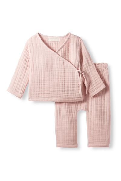 Petit Coral Yenidoğan Müslin 2 Parça Set