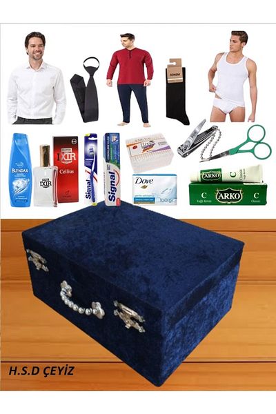 Sonem Çeyiz Cămașă de mire, papuci, set cosmetic 1002