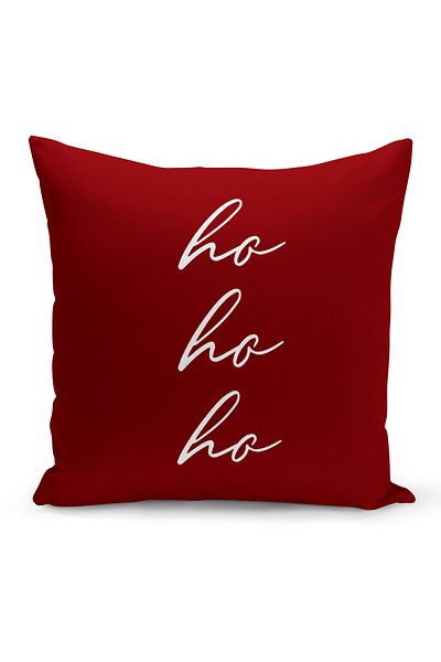 Bertille Home New Year Series Double Sided Digital Printed Throw Pillow Case (Christmas Christmas Cushion Cover)