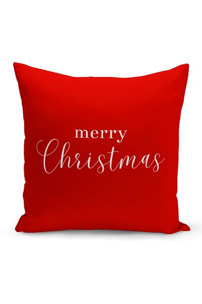 Bertille Home New Year Series Double Sided Digital Printed Throw Pillow Case (Christmas Christmas Cushion Cover)