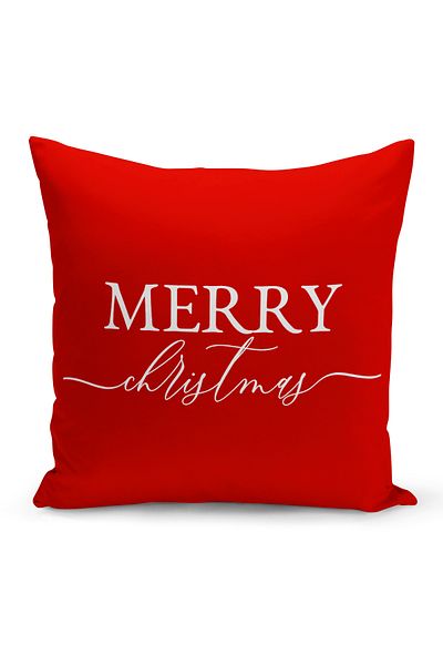 Bertille Home New Year Series Double Sided Digital Printed Throw Pillow Case (Christmas Christmas Cushion Cover)