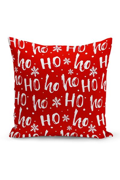 Bertille Home New Year Series Double Sided Digital Printed Throw Pillow Case (Christmas Christmas Cushion Cover)
