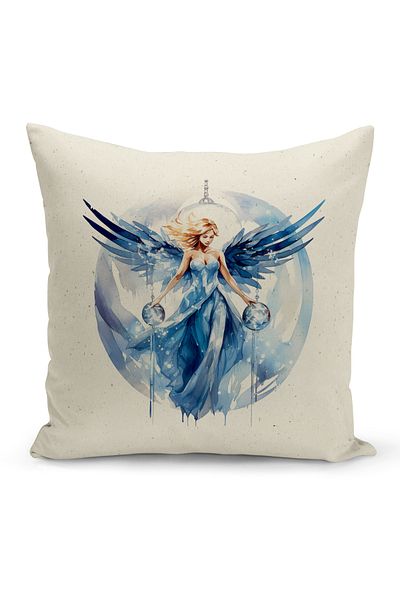 Bertille Home Πρωτοχρονιάτικη Σειρά Διπλής Όψης Ψηφιακή Εκτύπωση Μαξιλαροθήκη Ριχτάρι (Χριστουγεννιάτικο Χριστουγεννιάτικο κάλυμμα μαξιλαριού)