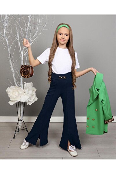 nisaykids Girl's Lined Jacket Pants Blouse Bag Bandana Set