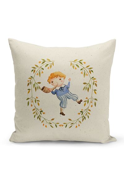 Bertille Home Παιδική παιδική σειρά μαξιλαροθήκη διπλής όψης με ψηφιακή εκτύπωση (παιδικό κάλυμμα μαξιλαριού)