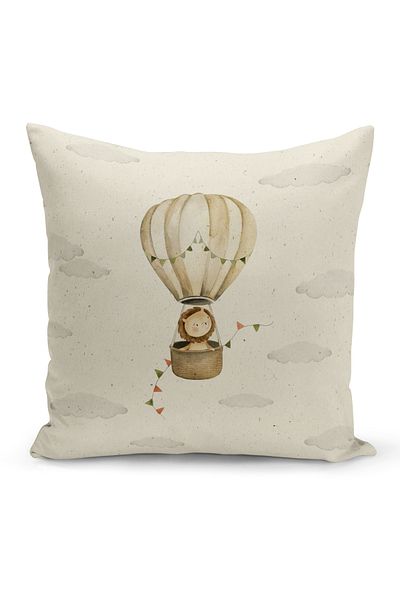 Bertille Home Child Baby Series Double-Sided Digital Printed Throw Pillow Case (Kids Children Cushion Cover)