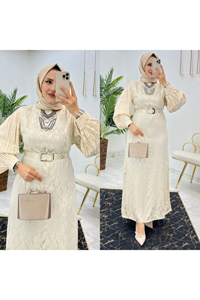 FIRSTESLEM Κομψό φόρεμα Dubai Crepe Lamia Jacquard