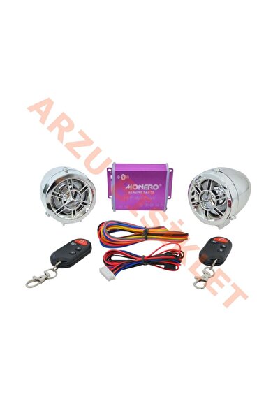 OEM Motosiklet Müzik Sistemi Bluetooth Mp3 Çalar Alarm Radyo