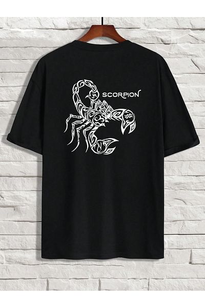 PENTHİLUS oversize scorpion printed T-shirt
