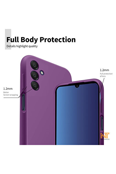 Nezih Case Samsung Galaxy A24 Kılıf Kamera Korumalı Lansman Kadife Iç Yüzeyli (şık Tasarım) Silikon Kapak