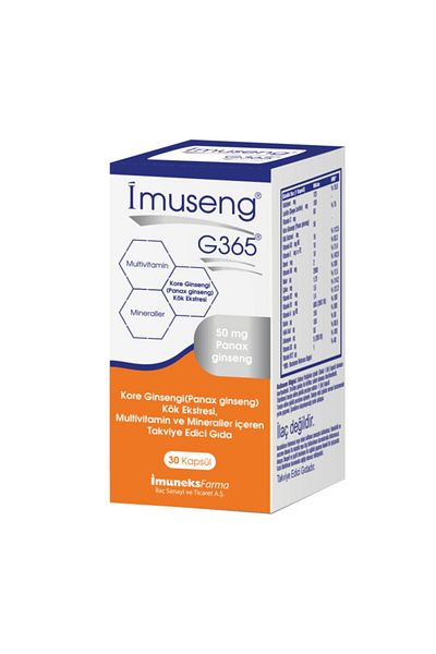 Imuneks Imuseng G365 30 Capsules