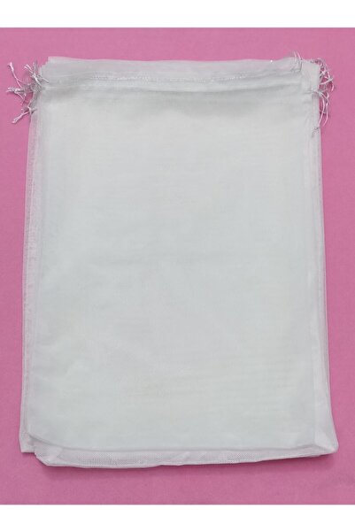 FNT Düz Tül Kese 28*38 Cm 6 Adet Hediyelik Bohçalık Çeyizlik