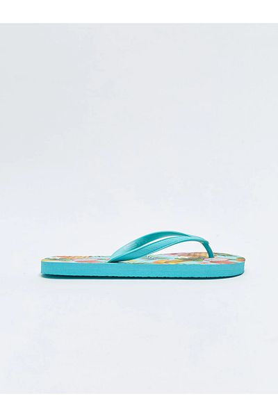 LC Waikiki Γυναικείες παντόφλες παραλίας με στάμπα LCW STEPS