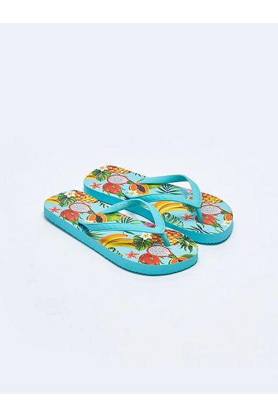 LC Waikiki Γυναικείες παντόφλες παραλίας με στάμπα LCW STEPS
