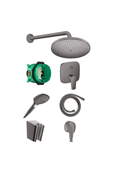 Hansgrohe Talis E Ankastre Banyo Seti Mat Siyah Krom