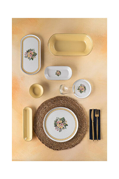 ACAR Larosa 6 Kişilik 31 Parça Kahvaltı Takımı