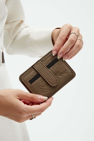 Tamer Tanca Men's Genuine Leather Mink Card Holder