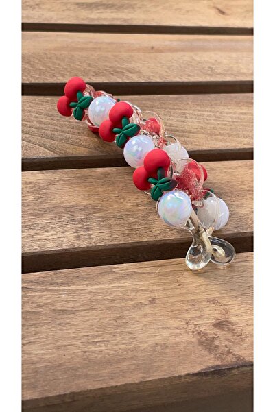 SUBU TASARIM Crvena kopča sa zasunom - Sa figurom i klipom SBT1871