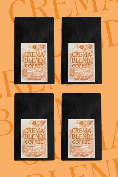 Mim and More 4 X 250 gr Crema Blend Coffee Espresso Core Coffee
