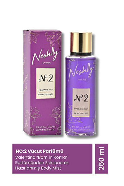 NESHLLY NATURAL Neshlly Body Parfume No:2 Şekerli Vücut Parfümü-body Mist