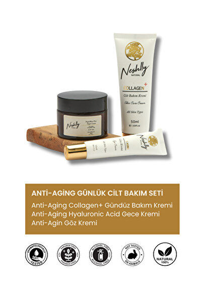 NESHLLY NATURAL Neshlly Anti Aging Günlük Cilt Bakım Seti