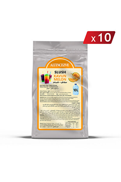 Altıncezve Ice Slush Karlı Buzlu Karlama Tozu | Kavun 1.250 gr - 10 L X 10 Adet