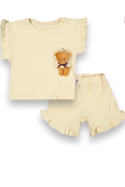 Ded COLLECTION Dečije šortseve i majice sa medvedićem za devojčice Gornji i d...