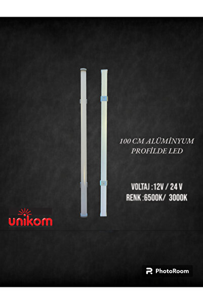 UNİKOM 100 CM ALÜMİNYUM PROFİLDE LED