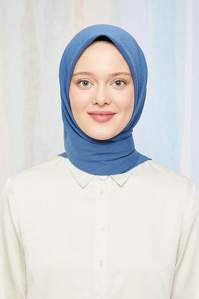 Levidor Τετράγωνο κασκόλ Indigo Cotton Cazz