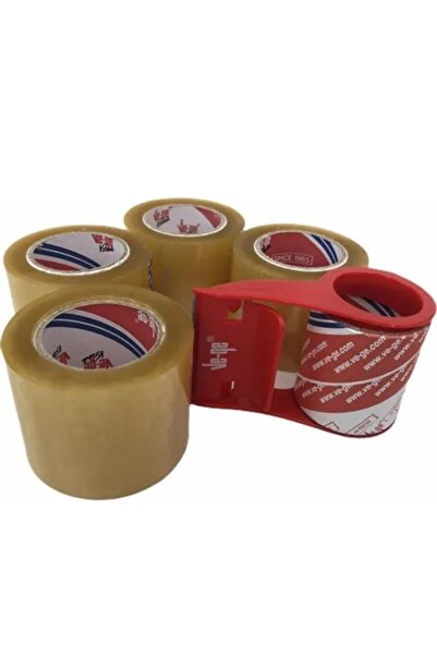 Ve-ge 48mmx40m 4adet koli bant ve bant kesici