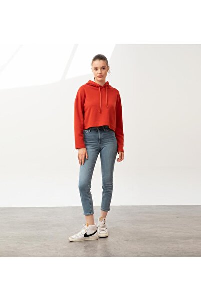 Nors Болтор Капушонлу Кроп Світшот Кіреміт