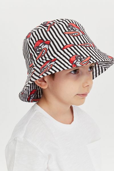 Benittokids Boy's Patterned Bucket Hat 7003
