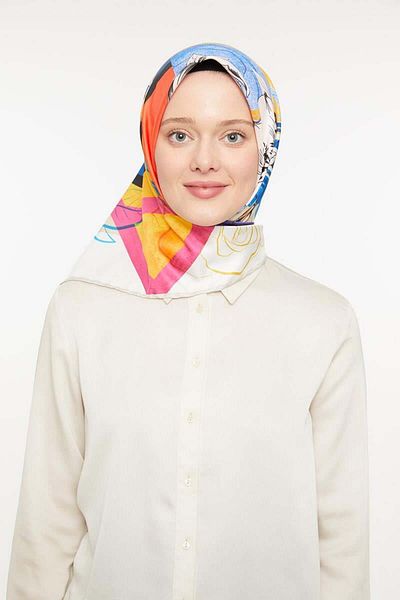 Levidor Μπεζ Trend Twill Φουλάρι