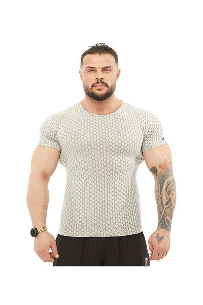 Big Sam تي شيرت منقوش بقصة ضيقة 2813