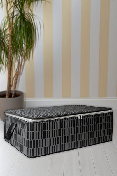 Nanteks 6 Adet Büyük Boy Bazaaltı Hurç Giysi Yastık Hurcu Düzenleyici Saklama Çantası 65x45x22 Zebra