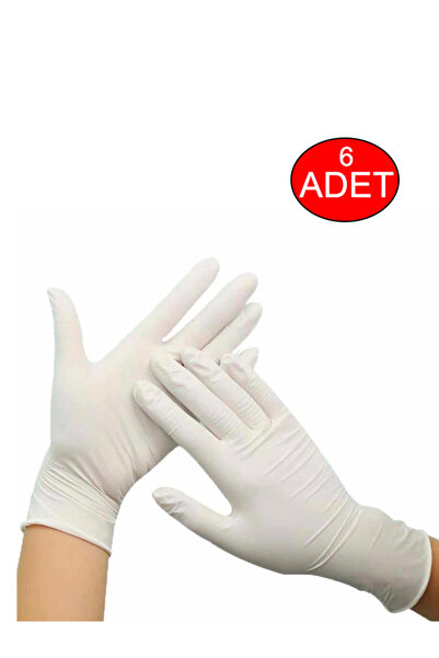 SPRENDA Pudrasız Lateks Muayne Eldiveni 6 adet 3 çift