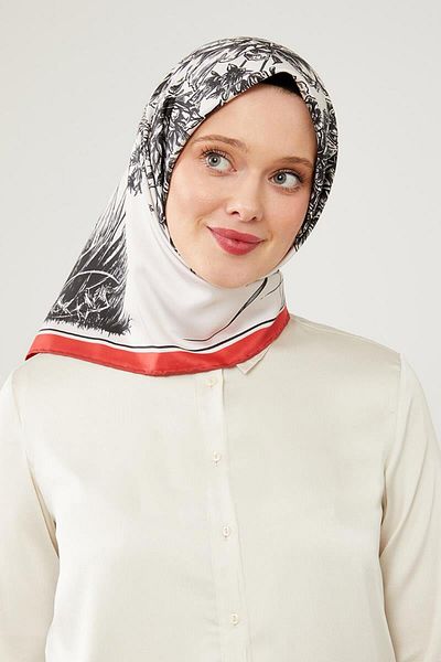 Levidor وشاح Twill بنمط القصب الأحمر